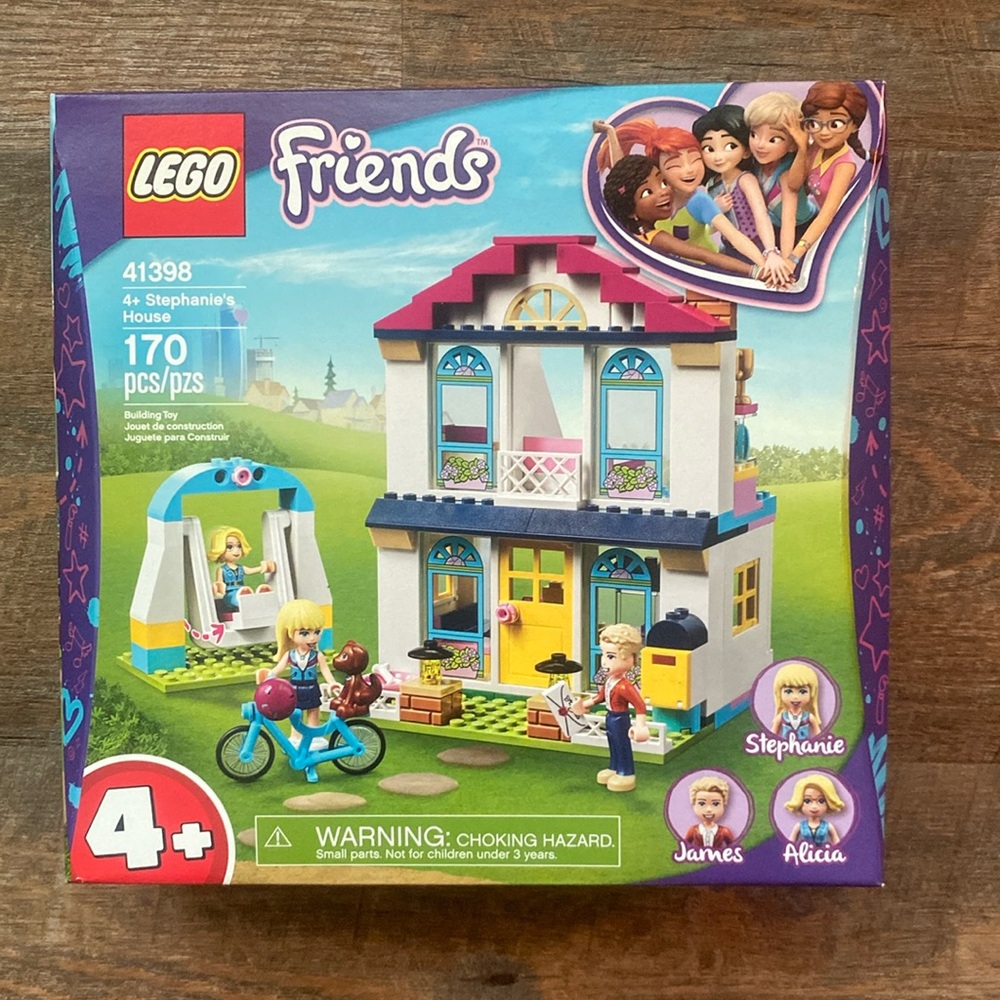 Lego Friends 41398 Stephanie’s House, NIB, Retired, Age 4+